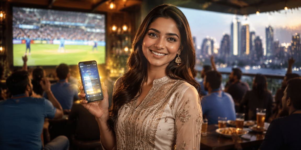 Young player enjoying Teen Patti on mobile during cricket match innings